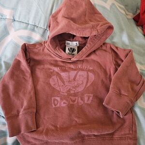 Cotton On Kids' Dusty Pink Band Hoodie- NO DOUBT